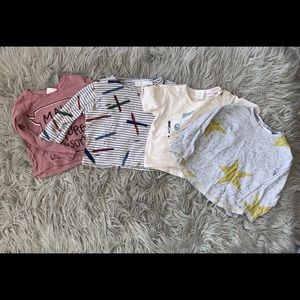 Lot of 4 Zara shirts 3/6